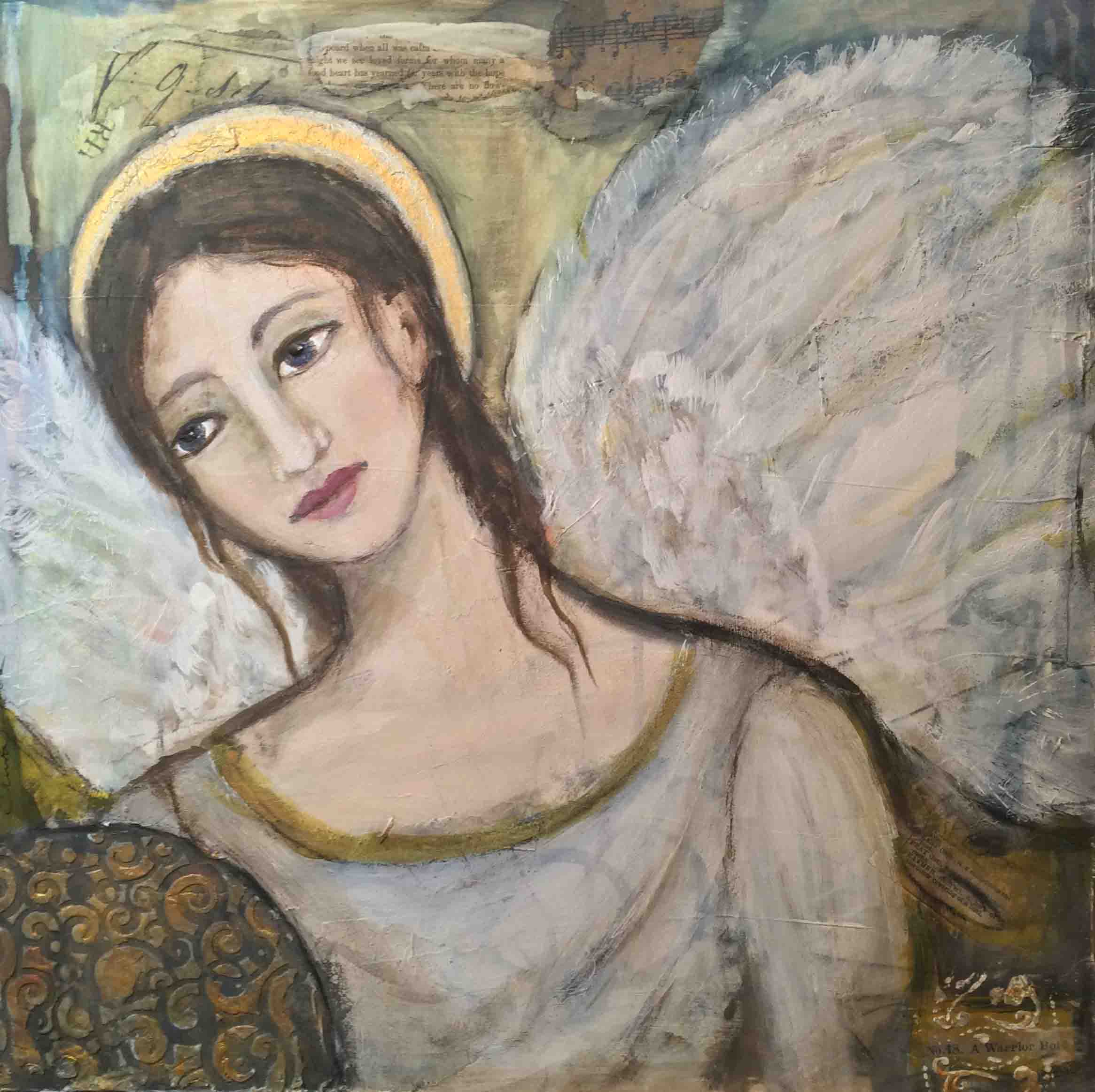 Angel Warrior, Original Painting SOLD